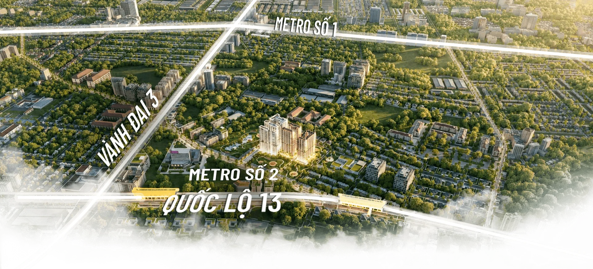 Phối cảnh tổng thể Monrei Sài Gòn