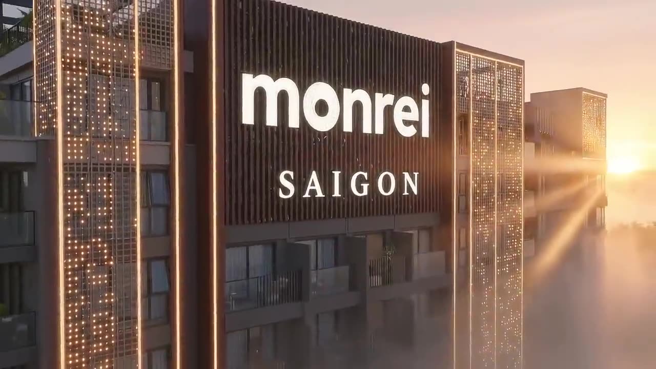Video giới thiệu dự án Monrei Sài Gòn — toà tháp căn hộ thuỷ liệu Nhật Bản